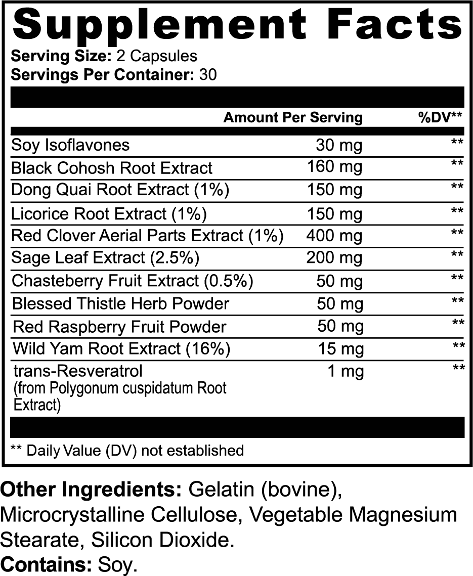 WOMEN’S VITALITY FORMULA | BLK MADONNA WELLNESS