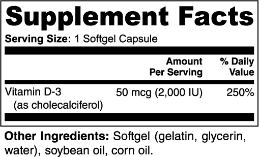 Vitamin D3 Supplement | BLK MADONNA Wellness