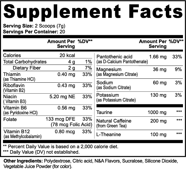 ENERGY POWDER | BLK MADONNA