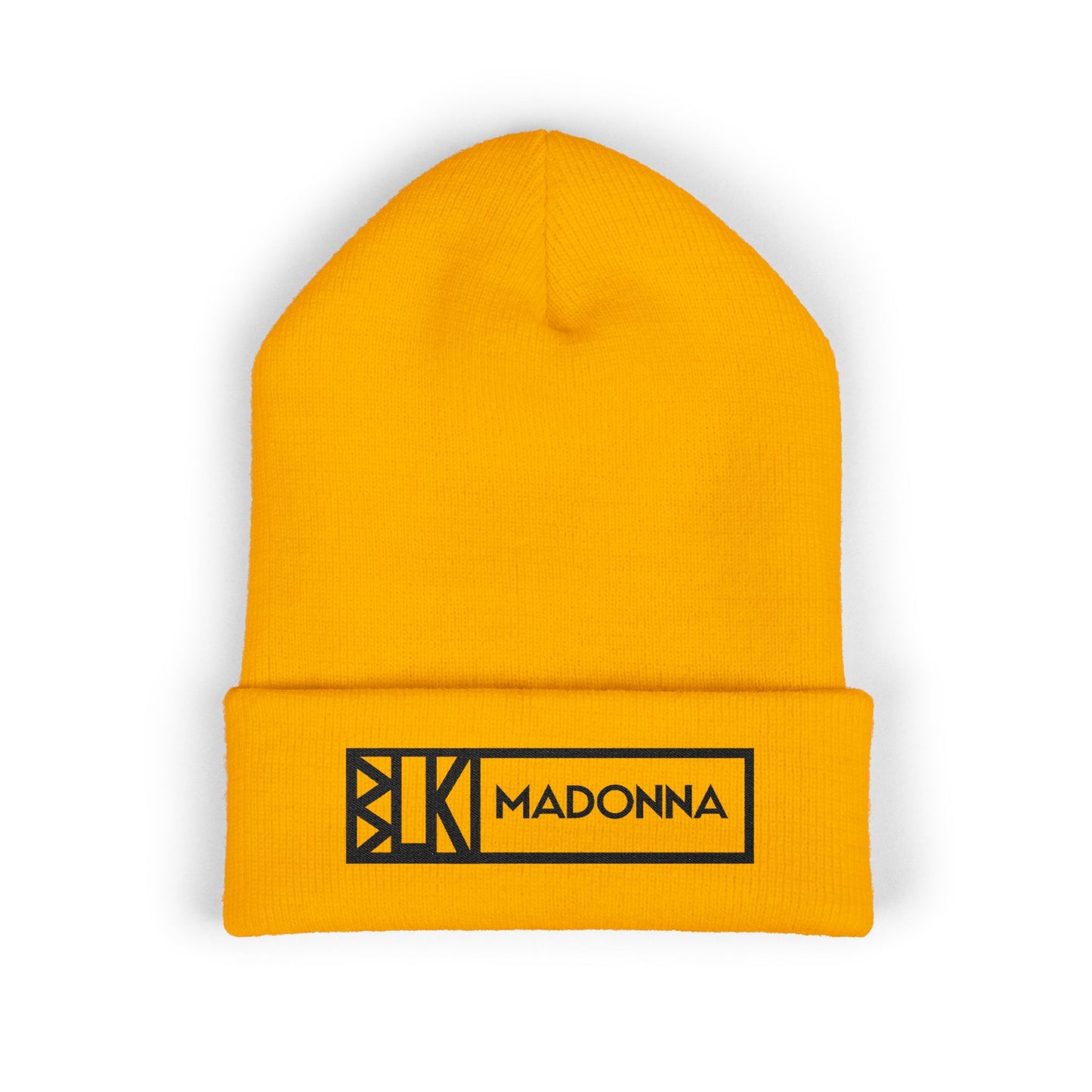 BLK MADONNA Signature Embroidered Beanie Two