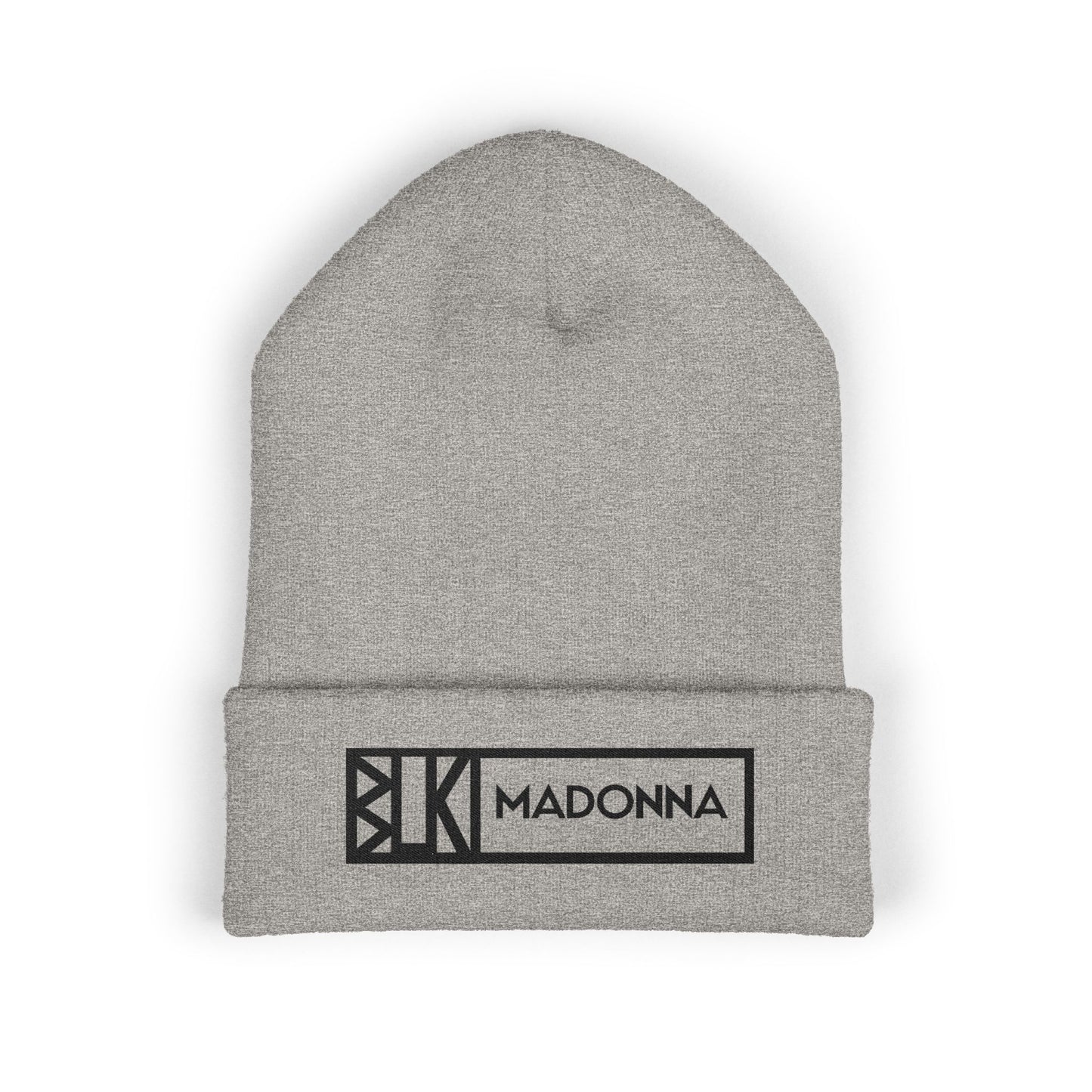 BLK MADONNA Signature Embroidered Beanie Two