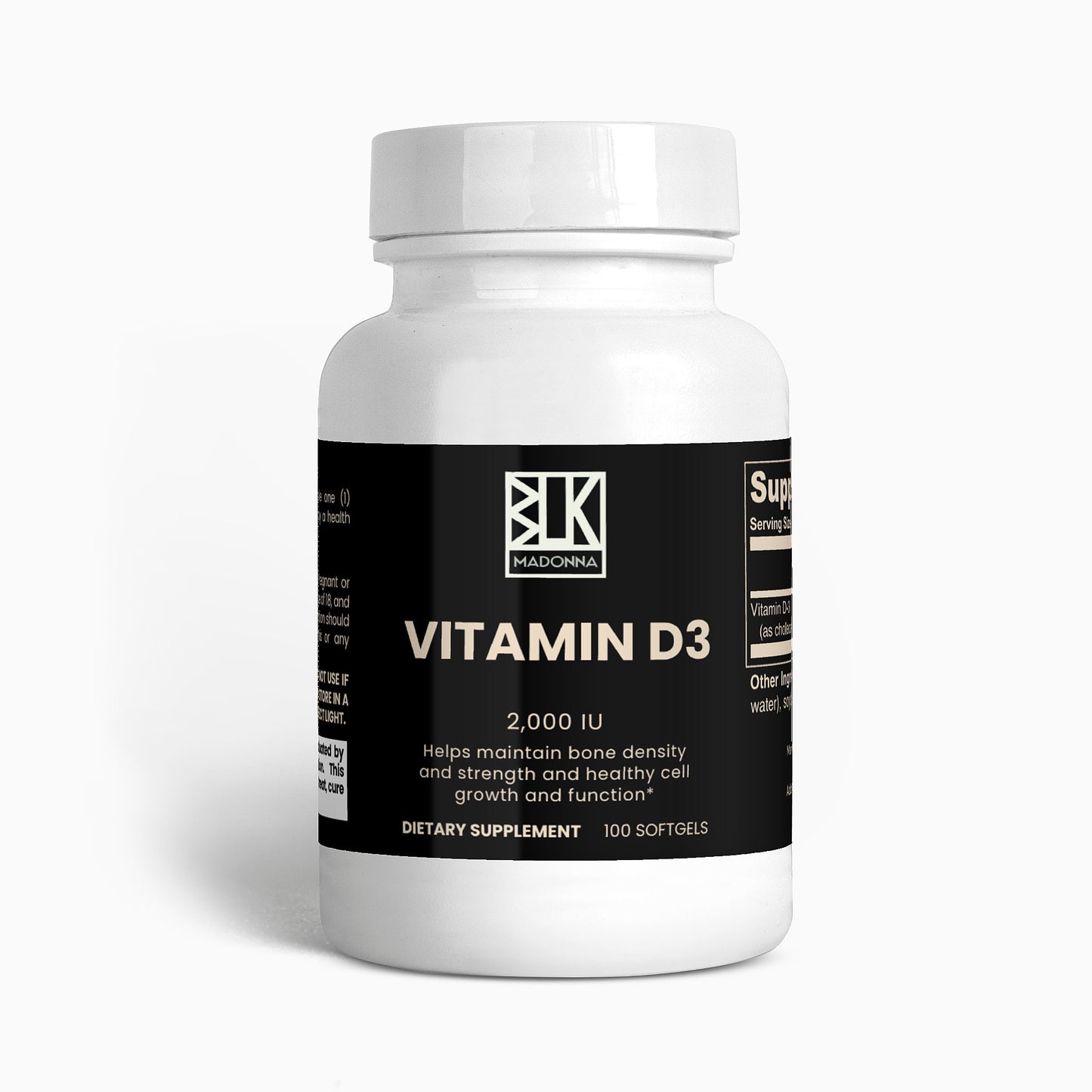 Vitamin D3 Supplement | BLK MADONNA Wellness