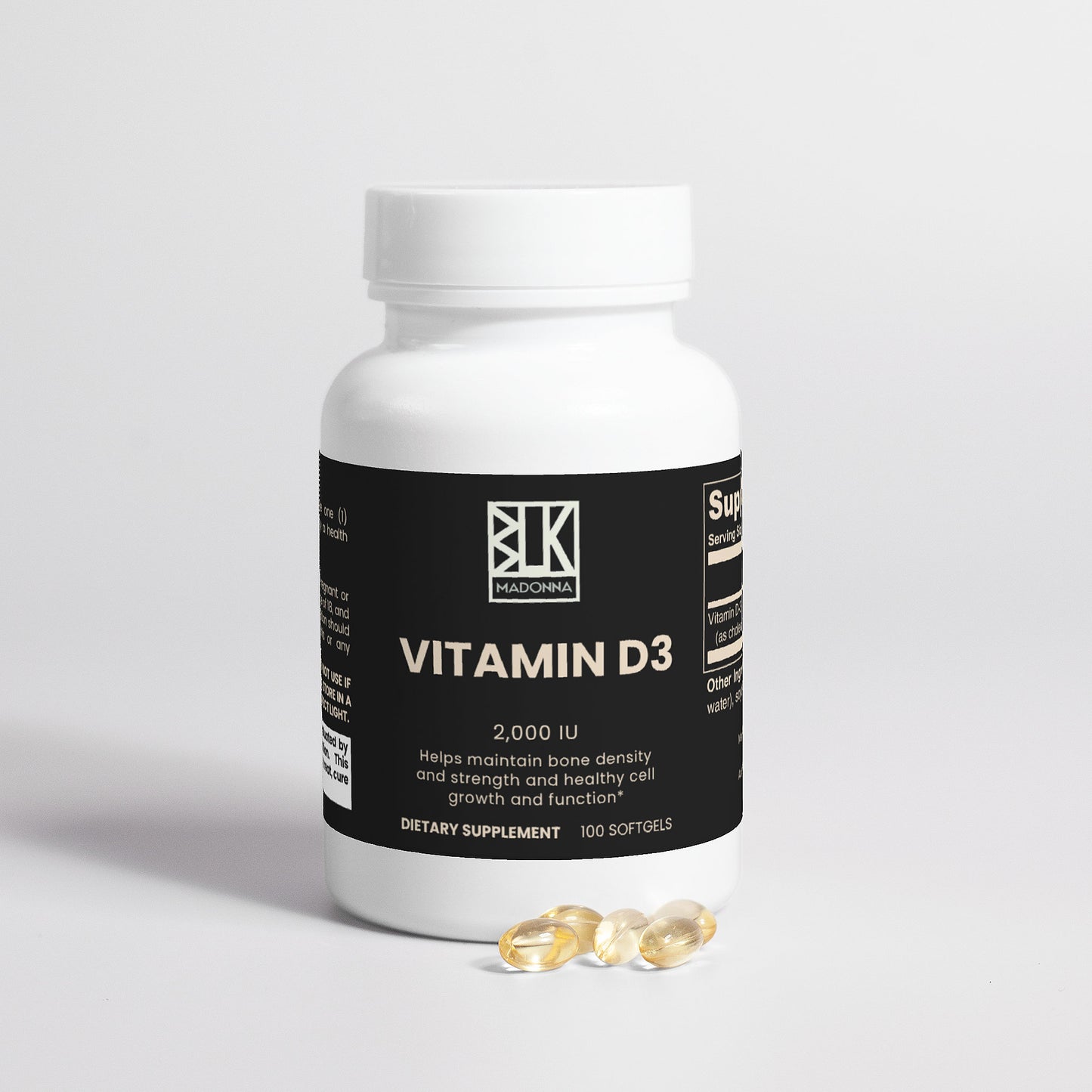 Vitamin D3 Supplement | BLK MADONNA Wellness