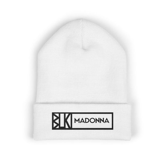 BLK MADONNA Signature Embroidered Beanie Two