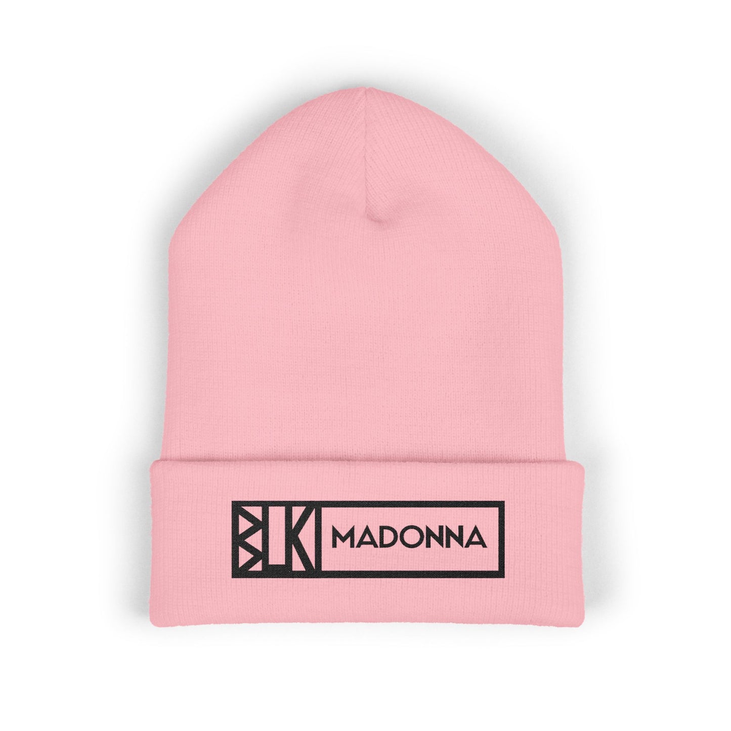 BLK MADONNA Signature Embroidered Beanie Two