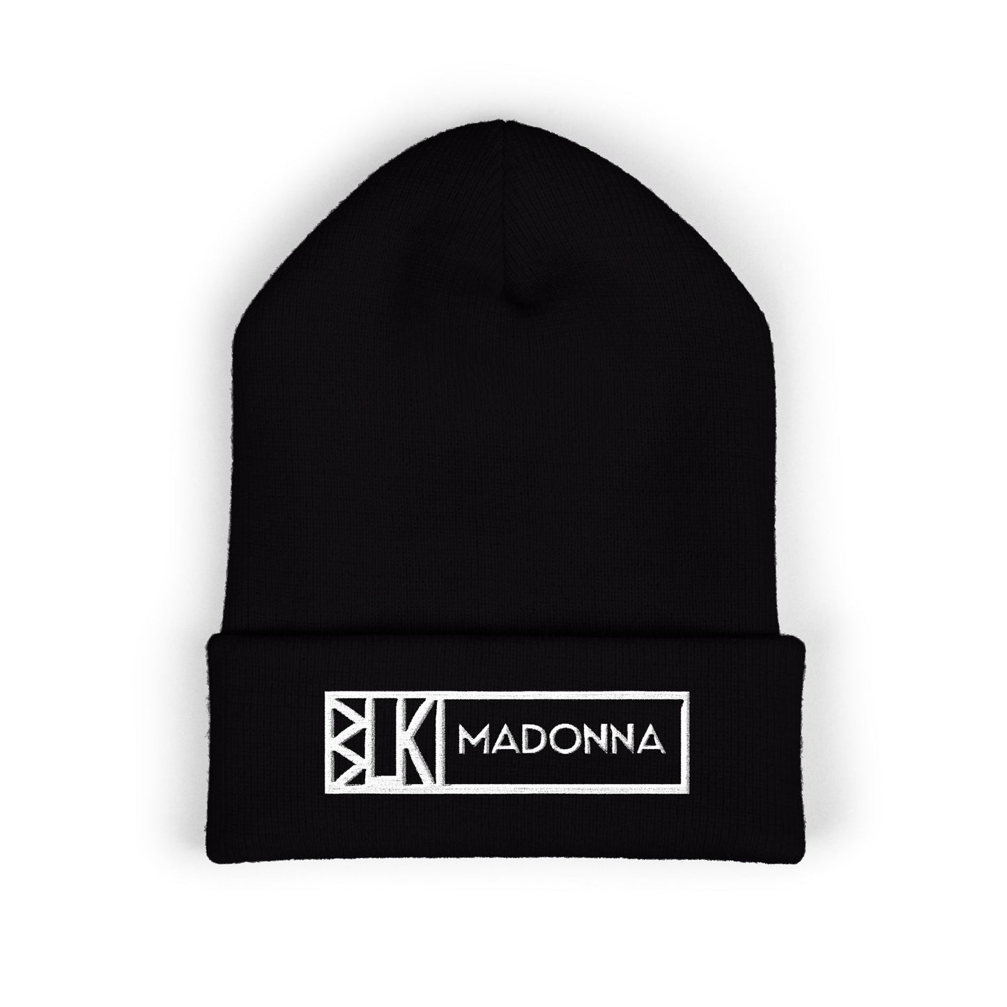BLK MADONNA Signature Embroidered Beanie