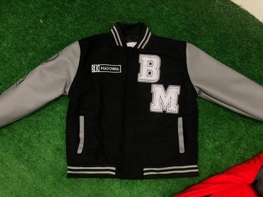 BLK MADONNA™ Heritage Varsity Jacket | Luxury Streetwear Outerwear