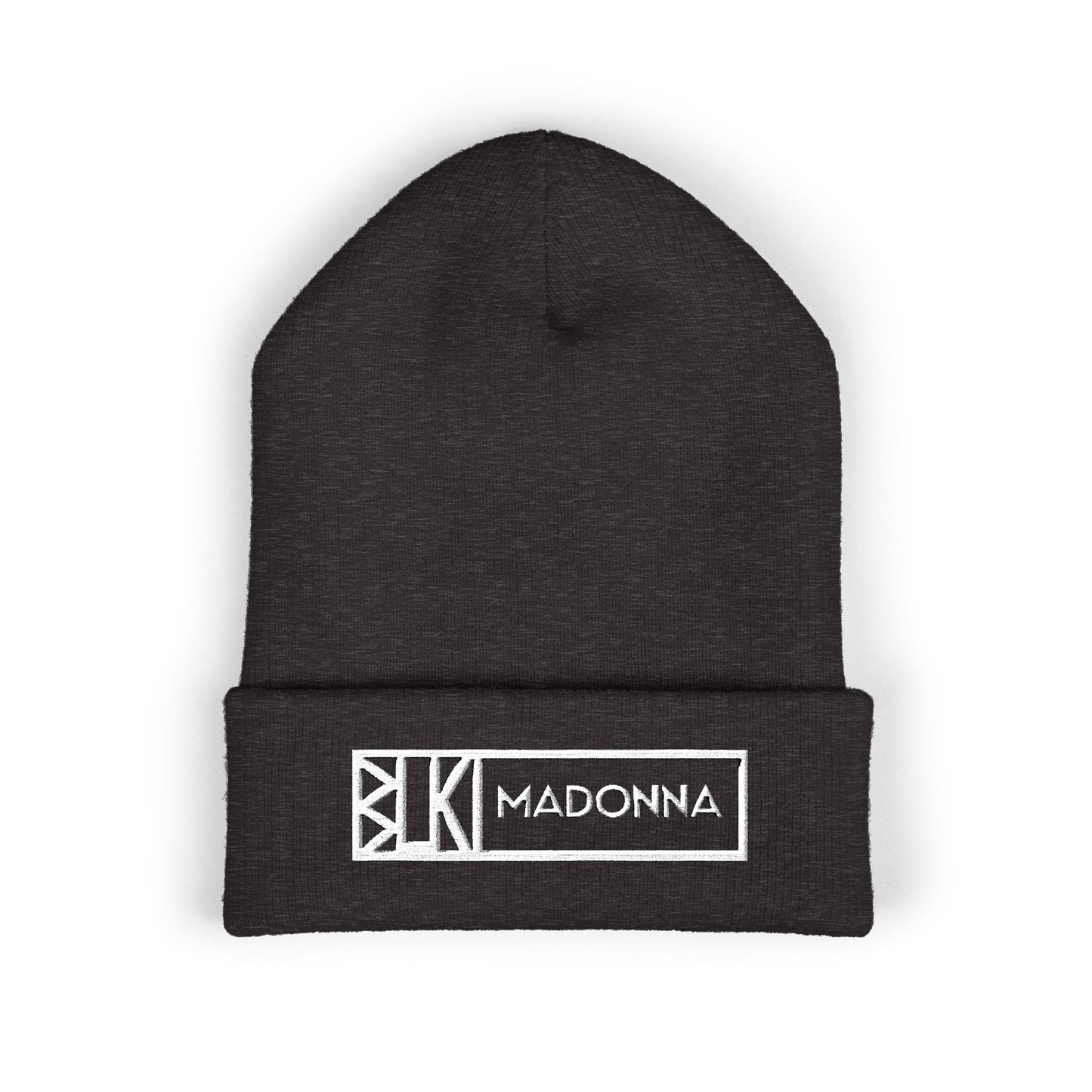 BLK MADONNA Signature Embroidered Beanie