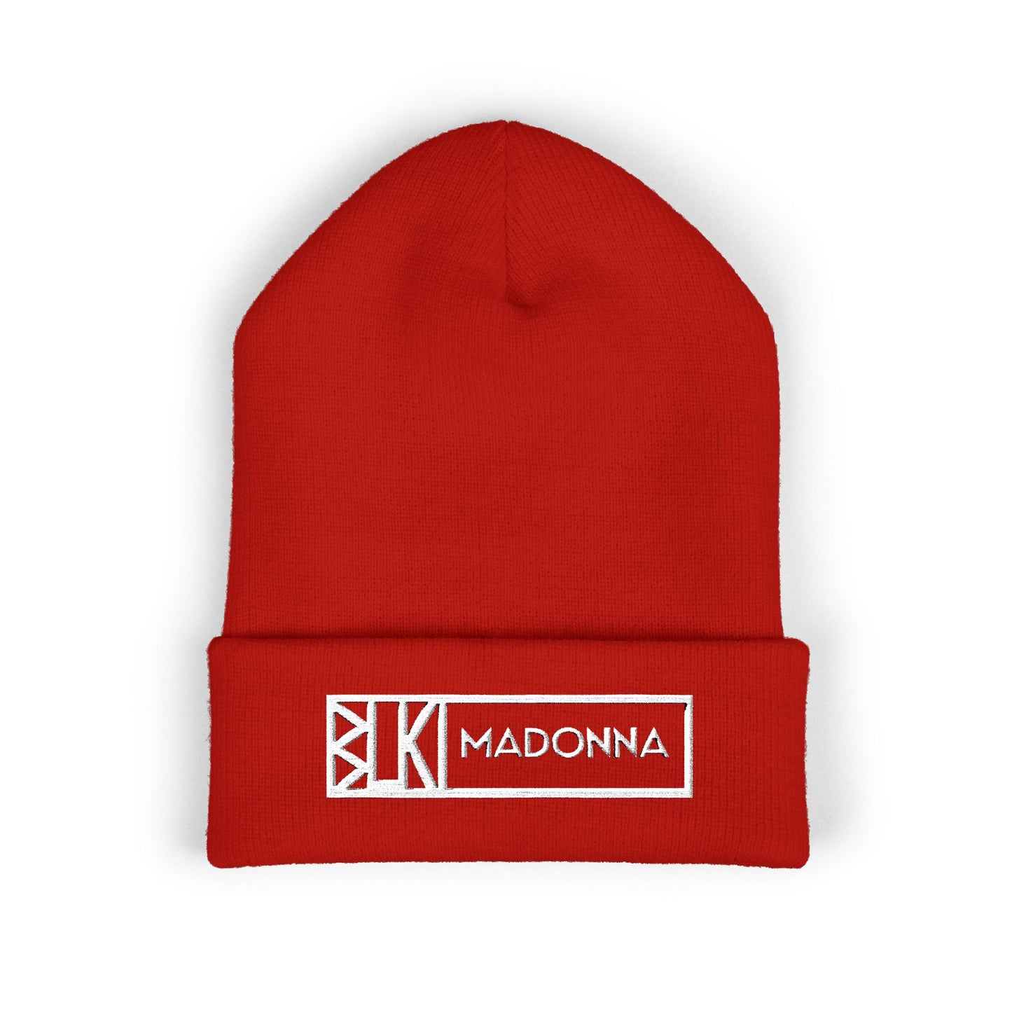 BLK MADONNA Signature Embroidered Beanie